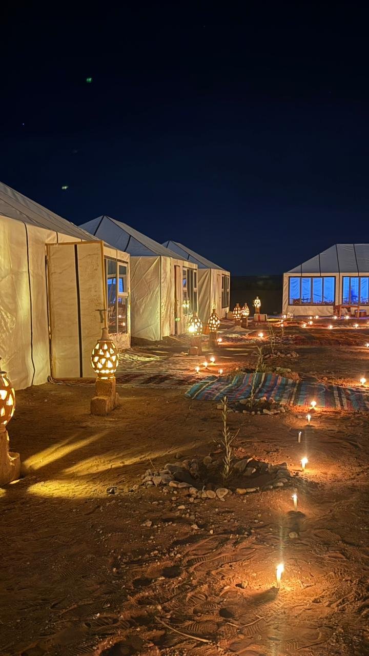 Desert camp scene